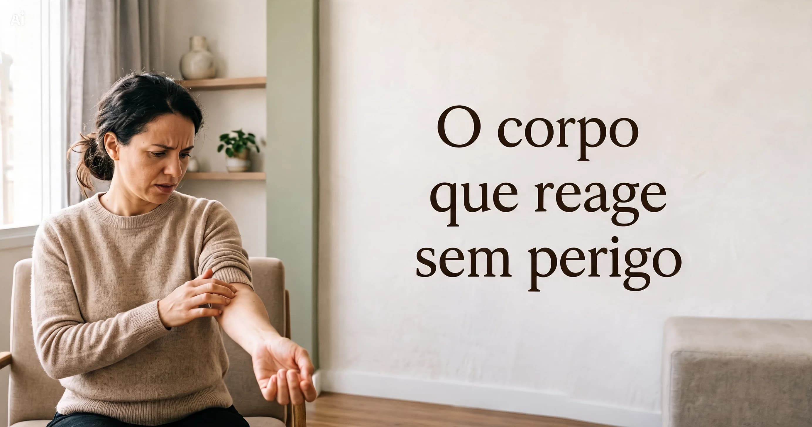 Alergias Psicossomáticas: Por que seu corpo reage ao que não é perigoso